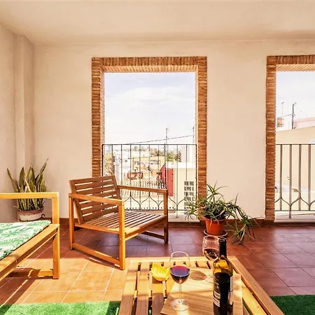 Penthouse Duplex In A 4 Floors Spanish House -8 Min To Center By Metro * Valencia