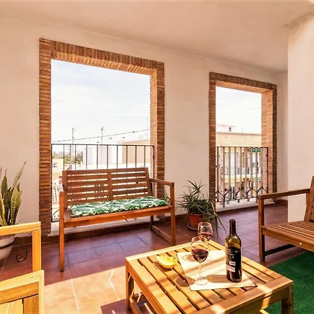 アパート Penthouse Duplex In A 4 Floors Spanish House -8 Min To Center By Metro